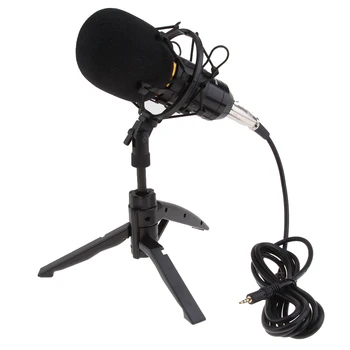 BM800 Plug and Play Kondensaator Mikrofon, Kodu Stuudio Salvestus Ringhäälingu Intervjuu Karaoke koos Statiivi Seista Filter Kilp