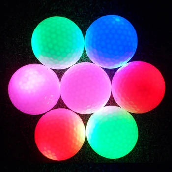 Värviline LED süttib Golfi Öö Palli Ametlik Suurus Kaal Kuma Pimedas Täiuslik Golf Pika Vahemaa Tava