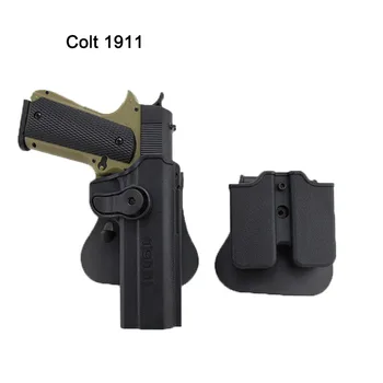 Taktikaline Relv Kabuuri eest Colt 1911 Airsoft Püstol Juhul Koos kahe Ajakirja Kott Vöö Kabuur jahitarbed