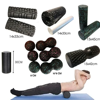 EPP Foam Roller + Massaaž Palli SET Fitness Liikuvuse Palli Jooga Rull Tagasi/Kaela/Suu füsioteraapia Valu