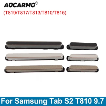 Aocarmo Samsung GALAXY Tab S2 9.7 T810 T813 T815 T817 T819 Power Off Volume Nupp Küljel Võtme Asendamine Osa