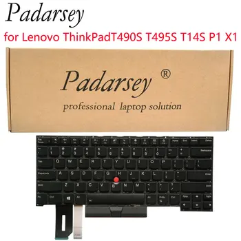 Padarsey Asendamine USA Klaviatuur Lenovo ThinkPad T490S T495S T14S P1 X1 Äärmiselt Gen1 Gen2 Sülearvuti raamita