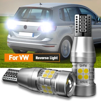 2tk LED Vastupidine Kerge Blub Backup Lamp W16W T15 921 Canbus Tõrge Tasuta VW Volkswagen Golf 6 mk6 7 mk7 Sportsvan
