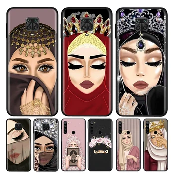 Araabia Hijab Tüdruk Kuninganna Silikoon Kate Xiaomi Redmi Lisa 10 10S 9 9S Pro Max 9T 8T 8 7 6 5 Pro 5A Telefoni Puhul
