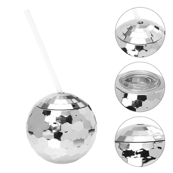 Glitter palli pool tassi palli cup sfääriline dekoratiivsed cup disco ball cup kokteili klaas baar teenetemärgi veini klaas kodu kaunistamiseks