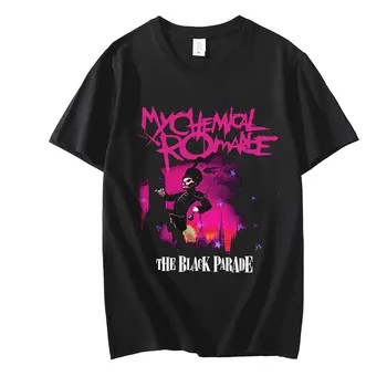 Euroopa ja Ameerika Punk Ansamblid Meeste ja Naiste Suvine T-särk My Chemical Romance Black Parade Street Casual T-särk