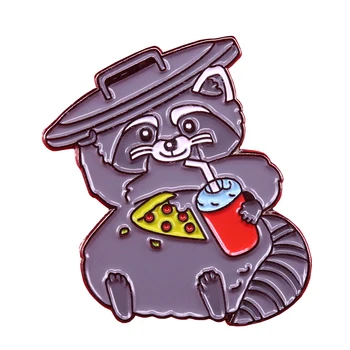 Koomiline Kass Emailiga Pin-Pizza Varas Pin-armas kass süüa pitsat ja juua pross