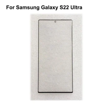 Samsung Galaxy S22 Ultra Ees LCD Klaas Objektiivi touchscreen S 22 Ultra Touch ekraani Paneel Välimise Ekraani Klaas ilma flex