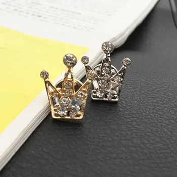Täielik Rhinestone Mini Crystal Crown Meeste Ja Naiste Sõle Mood Sõle Retro Ülikond, Ülikond, Särk Krae Nõela Mens Sõle Jaoks Sobib