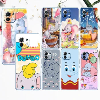 Disney Cartoon Armsad Dumbo Telefoni Puhul Xiaomi Mi 12T 12S 12X 12 11 11T 11i 10T 10 9 Pro Lite Ultra 5G TPÜ Läbipaistev Kate