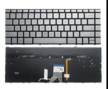 Uus HP Genotsiid x360 13-AC 13-AC000 13-AC033DX 13-AC040CA Klaviatuur US Taustavalgustusega must hõbe