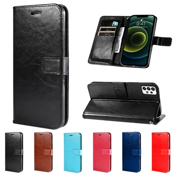 Luksus Rahakott Nahast Flip Phone Case For Samsung Galaxy A53 A33 A73 A13 A23 A22 A32 A52 A72 A12 A42 A82 Kaas-Kaardi Pesa