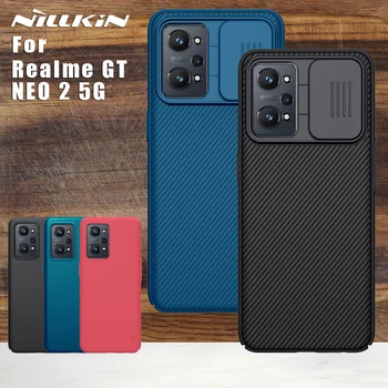 Nillkin puhul Realme GT NEO 3T 3 2 GT2 5G 9i 9 2 Pro Plus Juhul Camshield Kaamera Kaitse tagakaas Realme GT NEO 2 5G