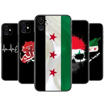 Süüria Süüria Lipu Telefon Juhtudel iphone 13 Pro Max juhul 12 11 Pro Max 8 PLUS 7PLUS 6S XR X XS 6 mini se mobile cell