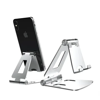Telefon Seista iPhone 12 11 7 8 XS Xiaomi Redmi Poco X3 Kokkupandav Metallist Laua Telefoni Omanik Mobiiltelefoni Seista Samsung S20 FE
