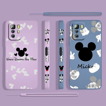 Disney Minnie Mickey Armas Jaoks Xiaomi Redmi Lisa 11 11S 10 10S 9 9S 9T 8 8T 7 5 Pro 4G 5G Vedelik Vasak Tross Telefoni Juhul Coque Capa