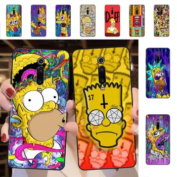 Disney Naljakas Cartoon Homer Simpson Pere Telefoni puhul Redmi 5 6 7 8 9 5plus K20 4X 6 kate