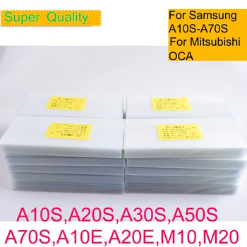 50tk/Palju OCA Optiline Selge Liim Samsung Galaxy A10S A20S A30S A50S A70S A10E A20E M10 M20 Jaoks Mitsubishi Film OCA Liimi