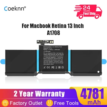 Coeknn 11.4 V A1713 Sülearvuti Aku Apple MacBook Pro 13