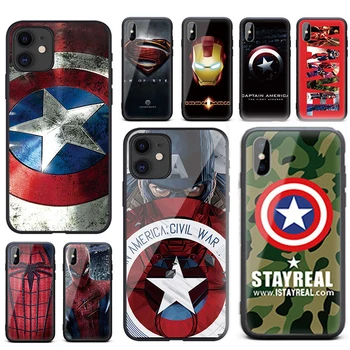 Uus Avengers Spiderman Iron Man Pehme TPU Prindi Telefon Case for IPhone 13 14 Promax Cartoon Hõlmab, IPhone 11 12 Mini Juhtudel Mehed