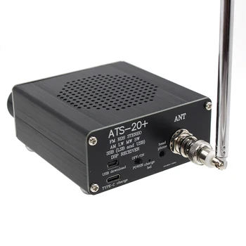 ATS-20+ PLUSS SI4732 Kõik Band Radio FM, AM (MW Ja SW) Ja SSB (LSB Ja USB) - Koos Antenni Ja Tüüp-C Laadimise Kaabel