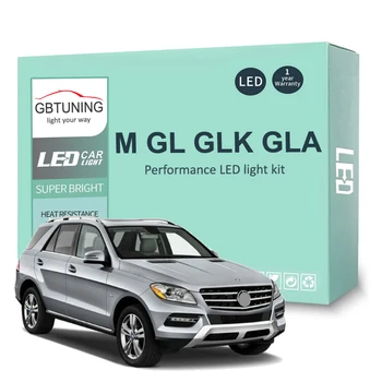 LED Salongi Lamp Komplekt Mercedes Benz M ML GL GLK GLA GLC Klassi W163 W164 W166 X164 X166 X204 X156 X253 Auto Canbus Lamp