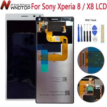 Sony Xperia 8 LCD Ekraan Puutetundlik Digitizer Assamblee Sony X8 Lcd Varuosade Asendamine