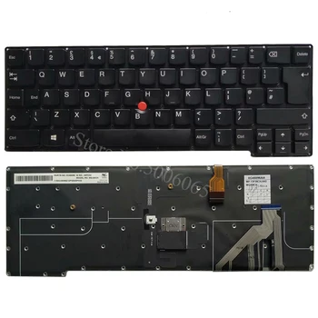 UUED UK Sülearvuti klaviatuur koos taustvalgustusega lenovo thinkpad X1C 2014 x1 carbon gen 2 tüüpi 20A7 20A8 UK klaviatuur