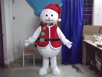 Lumememm Maskott Kostüümid Unisex Cartoon Christmas Maskott Riided Sobiks Karnevali Kostüüm Kostüüm