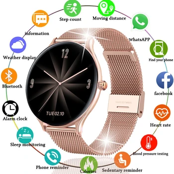 LIGE Uus Värv Ekraan Smart Watch Naised mehed Täis Touch Fitness Tracker vererõhk Smart Kella Naiste Smartwatch jaoks Xiaomi