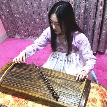 Mini Guzheng Kaasaskantav Pool-Zheng 21 Keelpillid Kannel Täiskasvanud Lapsed Mängivad Eksami Sõrme Koolitus Muusikainstrument