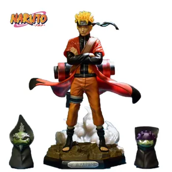 Uzumaki Naruto Shippuden GK Tegevus Murdarv Modell Anime Uzumaki-Naruto Sennin Modus Murdarv 21cm 1/10 Kuju Spielzeug Sammeln figma