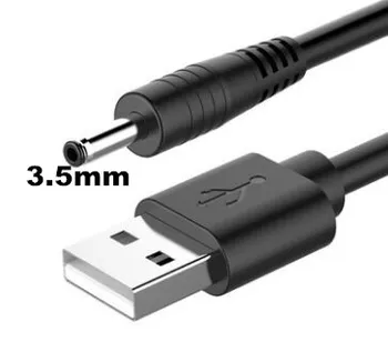 USB-DC 3,5 mm laadimiskaabel USB-Mees 3,5 Jack Pesa 5V Toide Laadija Adapter USB HUB Power Cable