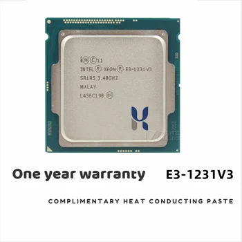Intel Xeon E3 1231 V3 3.4 GHz Quad-Core LGA 1150 Lauaarvuti CPU E3-1231 Protsessor V3