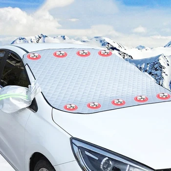Auto Snow Shield Varju esiklaasi Anti-frost, Antifriis Päikesevarju Kate Päikese Vari Protector Talvel Soojendatav Auto Tarvikud