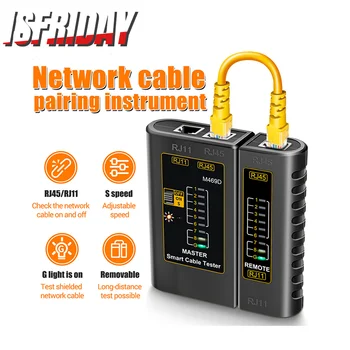 ANENG M469D Kaabel Lan Tester Network Cable Tester RJ45 RJ11 RJ12 CAT5 UTP LAN Kaabli Tester Võrgustike loomise Vahend Võrgustik, Remont