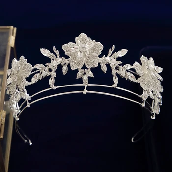 Särav Lille kuju Morsiamen Tiaras Kroonid Diadem Kuninganna Crystal Peapaelad Pulmad Juuksed Tarvikud
