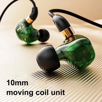 TM-01 3.5 mm juhtmega Kõrvaklapid koos mikrofoniga peakomplekt gamer micro kuular sport earbuds aktiivne müra tühistamise earbuds bass kõlar