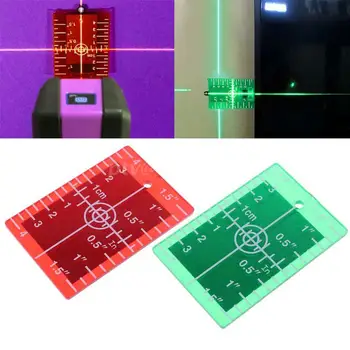 1 Tk Laser Sihik Kaardi Plaadi Roheline ja Punane Laser Tasandil Märklaud tolli/cm