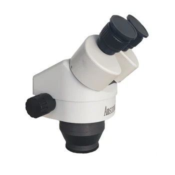 7-45X Binokli stereo mikroskoop Suurendusega pea tolmukaitse, nagu tasuta kingitus