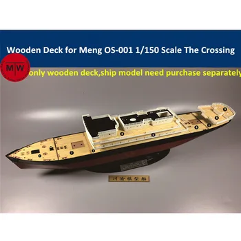 1/150 Skaala Puidust Tekile Meng OS-001 Ületamist Laeva Mudel Komplektid