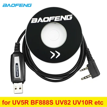 Baofeng Originaal USB Programmeerimine Kaabel Walkie Talkie UV-5R BF-888S UV-82 UV-10R UV5R Pro BF-C9 UV-S9 PLUS jne kahesuunaline Raadio