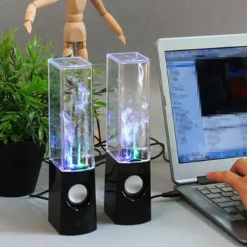 LED Light Water Tantsu Kõlarid Purskkaev Kõlariga HIFI Tablett 3D SoundBar Telefoni Mängu PC Kaasaskantav Laua Stereo Kõlar
