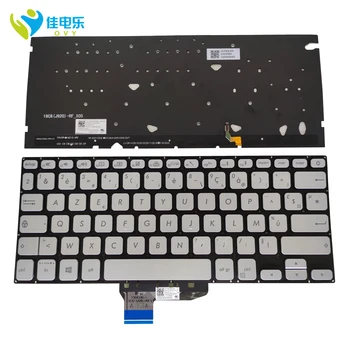OVY FR Taustvalgustusega Klaviatuur ASUS VivoBook S14 X430 UA X430FA X430UF S430 prantsuse Hõbe Asendamine Klaviatuurid 0KNB0 260AFR00 Parim