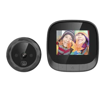 2,4-Tolline Peephole Vaataja Uksekell Vaataja Pikk Ooterežiimis Video Intercom Turvalisuse Kaamera Night Vision HD-Kaamera
