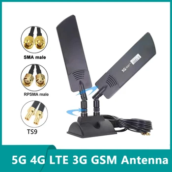 Signaali Suurendada 5G 4G LTE, 3G GSM 600~6000Mhz Ruuteri Õhust Omni WiFi CPE PRO Wireless Antenni 2*2 Kaabel Ja TS9 SMA Isane