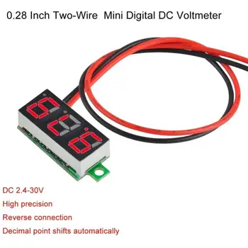 0.36 tolline LED Digitaalne Voltmeeter 0-100V Pinge Meeter Auto Auto Mobile Power Tester Pinge Detektor 12V