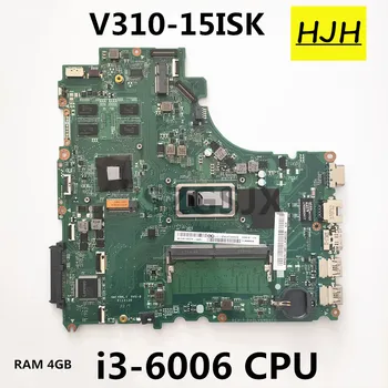 Lenovo V310-15ISK V310-15IKB V510-15IKB Sülearvuti Emaplaadi DA0LV6MB6F0 Mit CPU i3 6006U RAM 4G GPU 2G+jahutusventilaator 100% Test