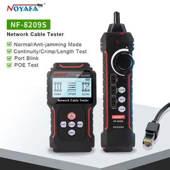 noyafa Uus NF-8209S LCD võrgukaabli Tester Traat Tracker PoECurrent Pikkus cabl RJ45 Kaabli Tracker multifunktsionaalne tester Tööriist
