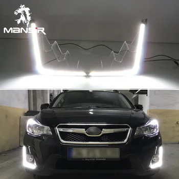 Sest Subaru XV 2016 2017 LED PÄEVATULED päevasõidutuli Auto Esitulede Udutuli Daylights